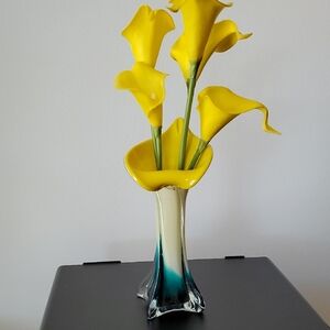 Murano Glass Cala Lilly Vase